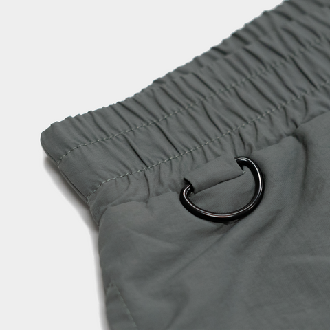 MS03 - Faded Sage Nylon Shorts