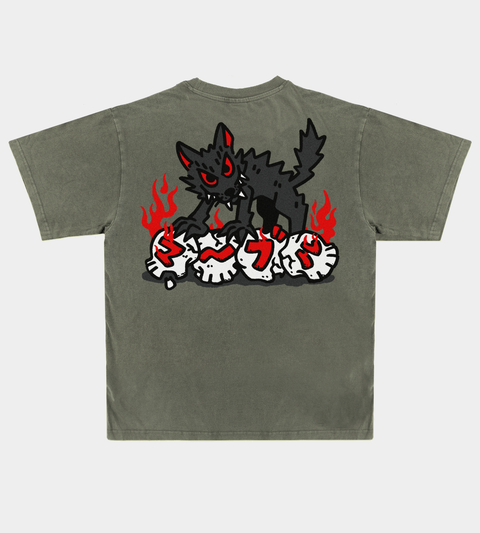 Hell Hound - Stonewash Tee