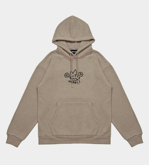 TOK¥O - Embroidered Dust Hooded Sweatshirt