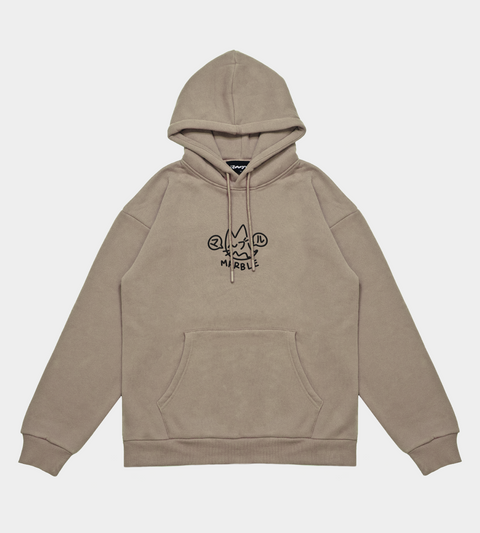 TOK¥O -  Embroidered Dust Hooded Sweatshirt