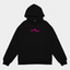 MS! -  Embroidered Hooded Sweatshirt (Pink Text)