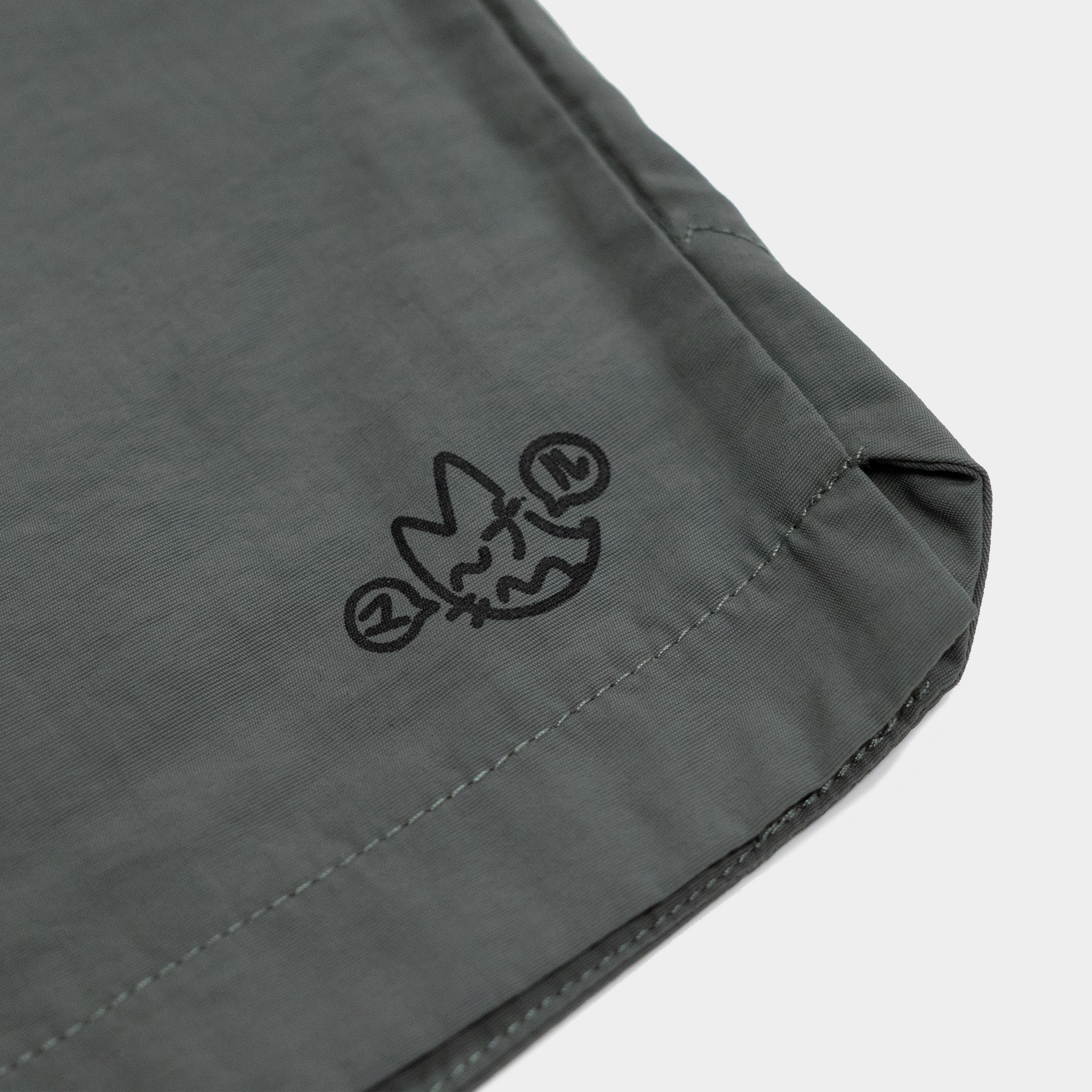 MS03 - Faded Sage Nylon Shorts