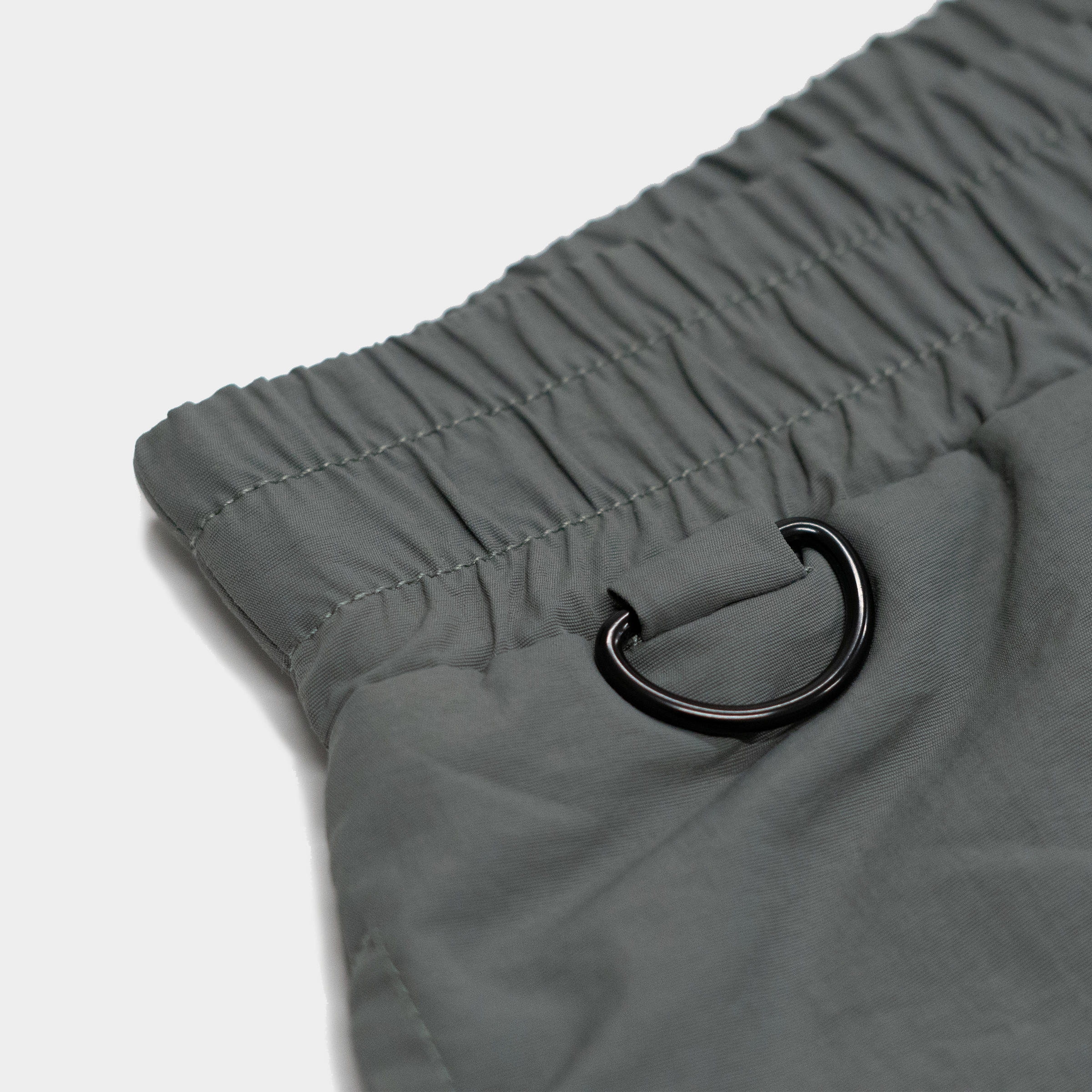 MS03 - Faded Sage Nylon Shorts