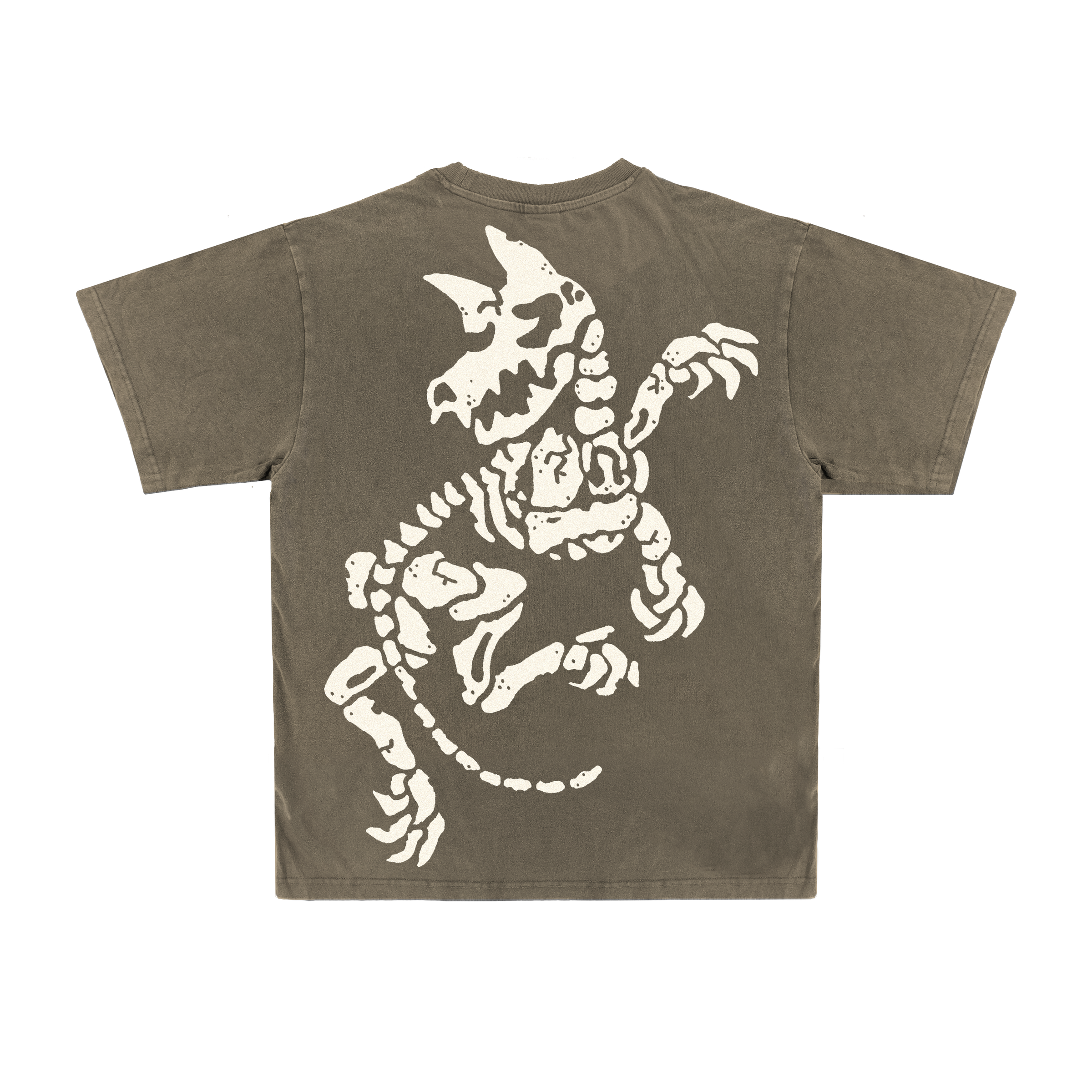 BONES WASHED COFFEE T-SHIRT