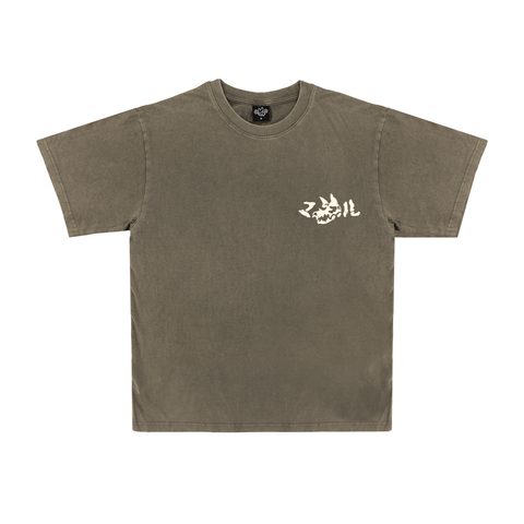 BONES WASHED COFFEE T-SHIRT
