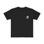 INU SKULL FADED BLACK T-SHIRT