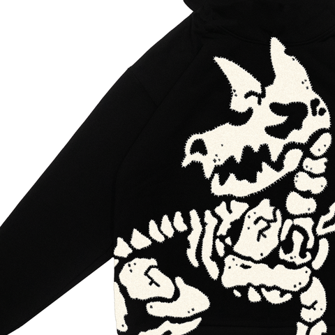 1/1 BONES NEEDLE POINT TERRY HOODIE