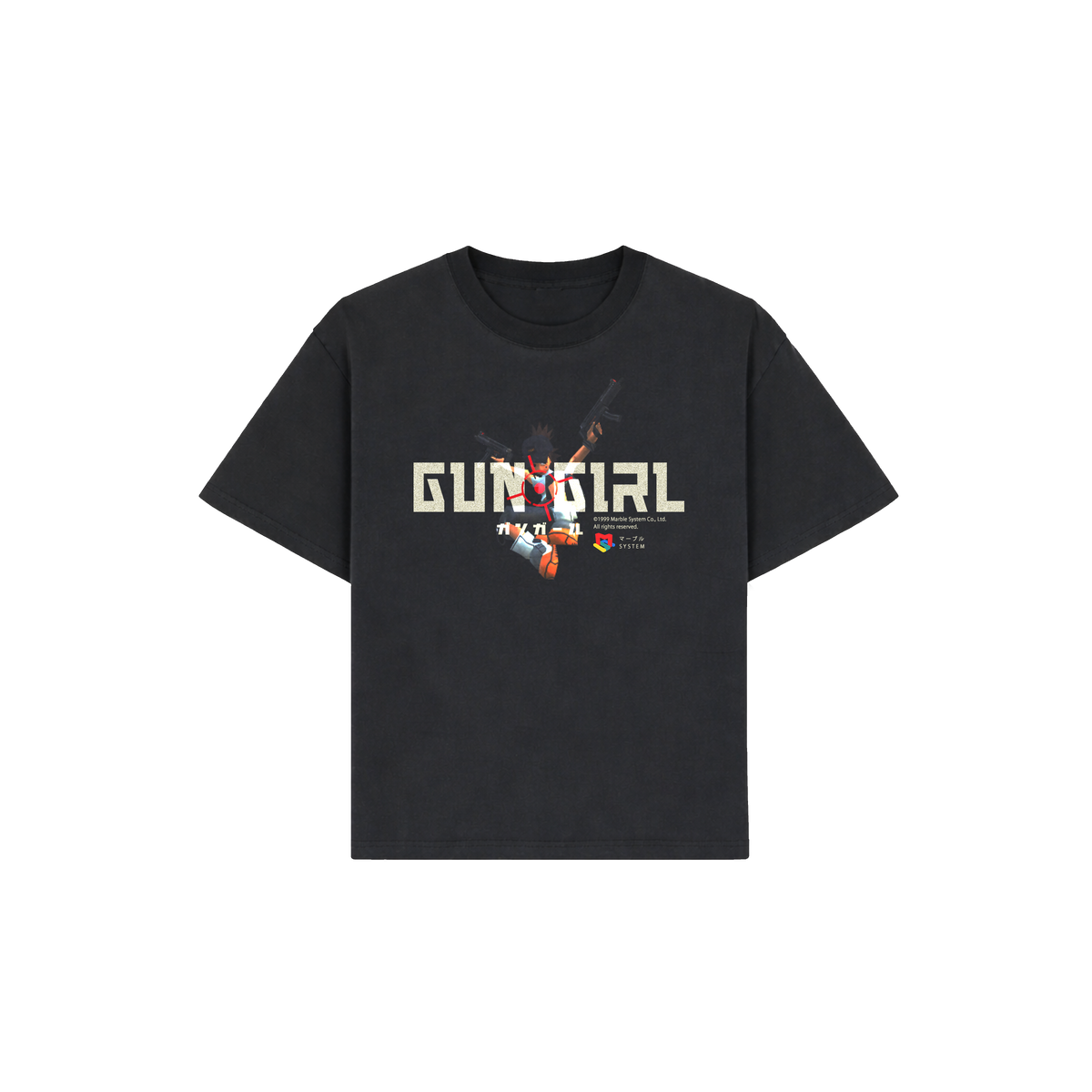 GUN GIRL - BLACK TEE