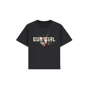GUN GIRL - BLACK TEE