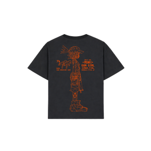 WIRE FRAME - BLACK TEE