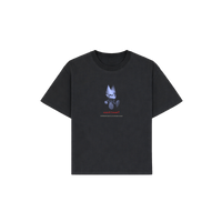 ¥EN DOG PLUSH - BLACK TEE