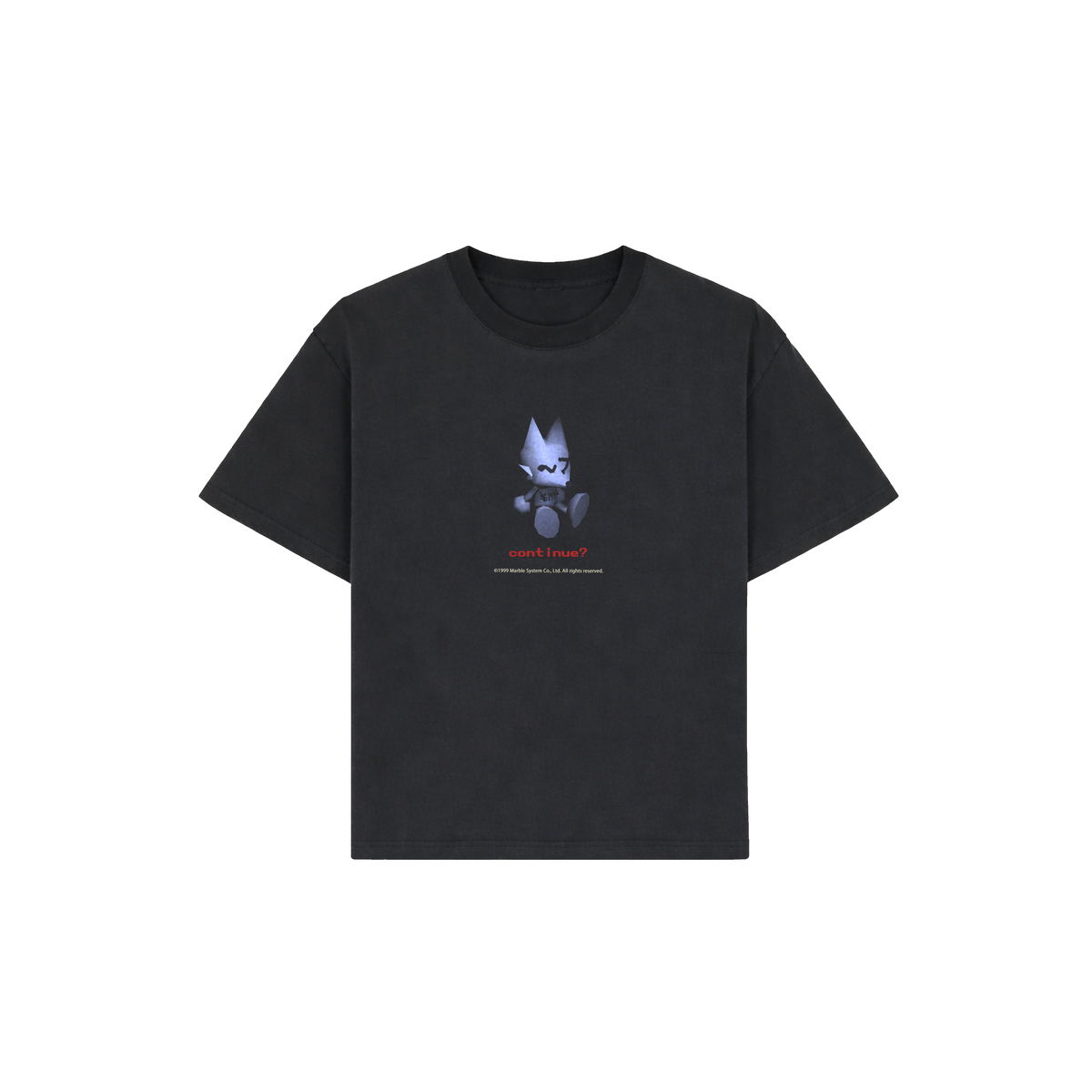 ¥EN DOG PLUSH - BLACK TEE