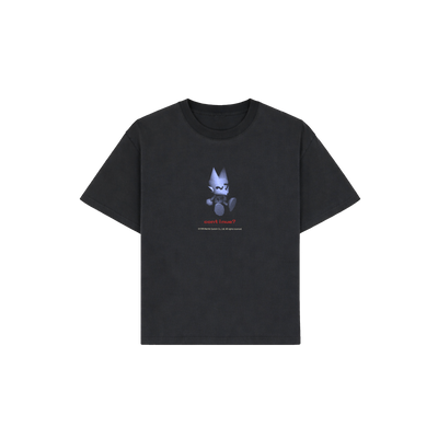 ¥EN DOG PLUSH - BLACK TEE