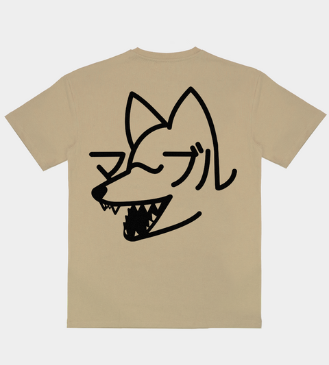 マーブル Wolf - Bone shirt