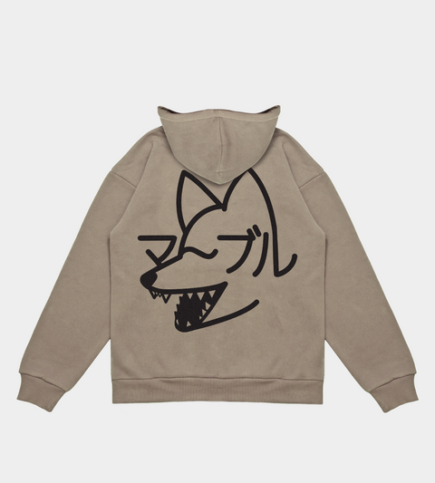 マーブル Wolf - Dust Hooded Sweatshirt