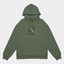 EYES - Green Embroidered Hooded Sweatshirt