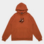 SPLIT - Rust Orange Hooded Sweatshirt